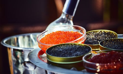 Caviar Tastings, Red, Black,Caviar